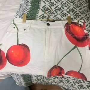 Lisa Says Gah Cherry Skirt